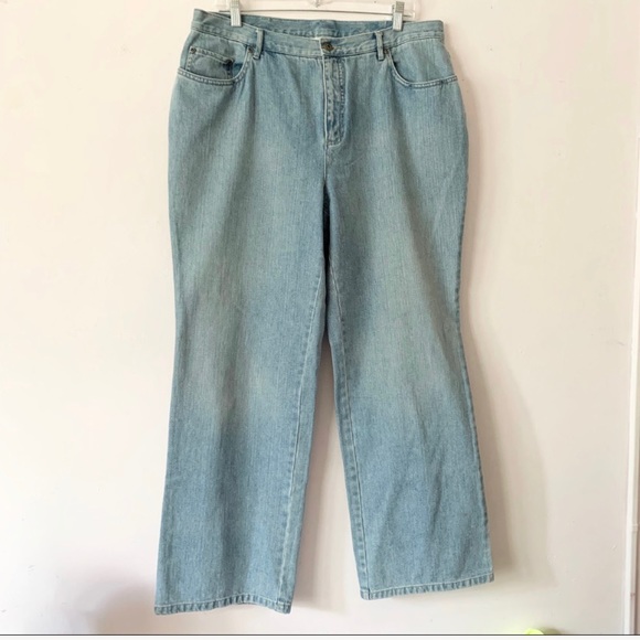 talbots wide leg jeans